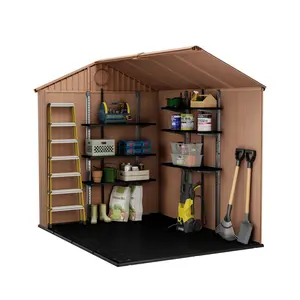 Keter Darwin 6 ft. W x 8 ft. D Apex Outdoor Garden Shed