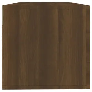 Berkfield Wall Cabinet Brown Oak 100x36.5x35 cm Engineered Wood