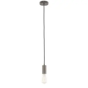 Luminosa Modern Hanging Pendant Lamp Holders Black 1 Light , E27