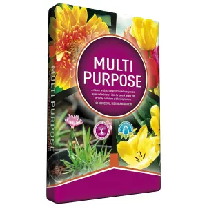 40 Litre (2 x 20L) Multi-Purpose Compost With Nutrient Enhanced Formula & Wetting Agent Ideal For Garden