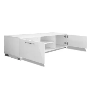 Berkfield TV Cabinet High-Gloss White 120x40.3x34.7 cm