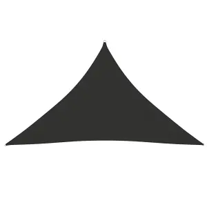 Berkfield Sunshade Sail Oxford Fabric Triangular 4x4x5.8 m Anthracite