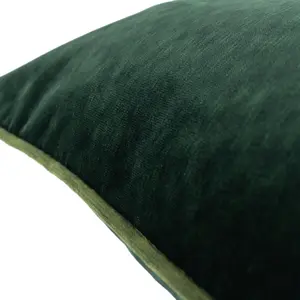 Throw Pillow Cover Emerald / Rectangular / 30cm H x 60cm W x 1cm D