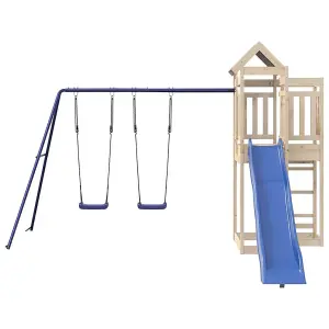 Berkfield Outdoor Playset Solid Wood Pine