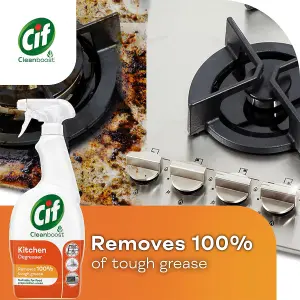 Cif Power & Shine Kitchen Ultra- Degreaser Spray 700ml, 6Pk