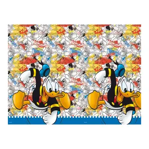 Disney Plastic Donald Duck Party Table Cover Multicoloured (One Size)