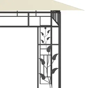 Berkfield Gazebo with Mosquito Net 6x3x2.73 m Cream