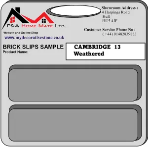 Brick Slip Samples - Cambridge 13