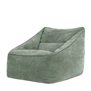 icon Natalia Chenille Armchair Bean Bag Sage Green Giant Bean Bag Chair