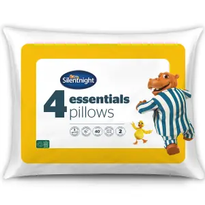 Silentnight Essentials Collection Pillow, Pack Of 4