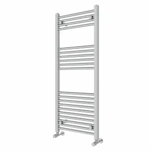 Right Radiators 1200x500 mm Straight Heated Towel Rail Radiator Bathroom Ladder Warmer Chrome