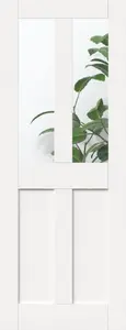 Green & Taylor Victorian White Shaker 4 Lite Clear Glass - Prefinished Internal Door