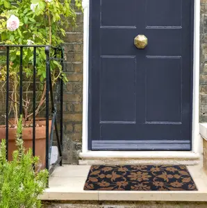 RHS Jekyll Floral Door Mat Latex Backed 45 x 75cm