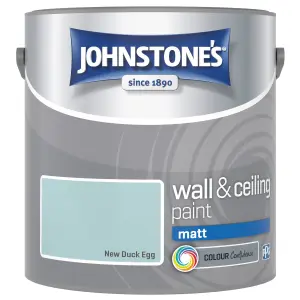 Johnstone's Wall & Ceiling New Duck Egg Matt Paint - 2.5L