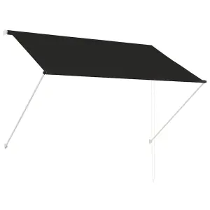 Berkfield Retractable Awning 200x150 cm Anthracite