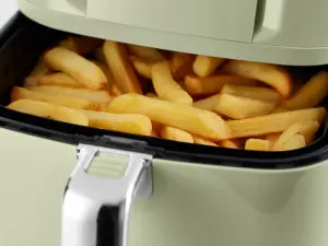 Swan Retro Manual Air Fryer Green