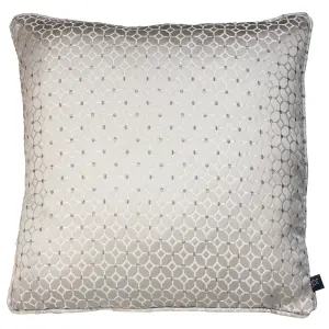 Prestigious Textiles Frame Embroidered Geometric Piped Feather Filled Cushion