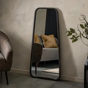 Ava Framed 121cm Full Length Mirror  Black