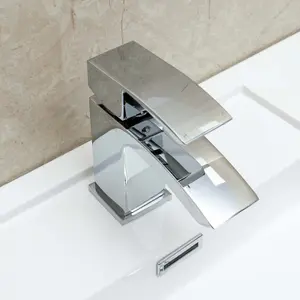 Stark Polished Chrome Deck-mounted Basin Mono Mixer Tap