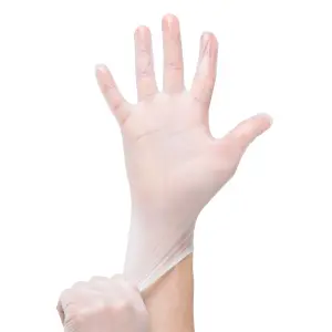 Site Vinyl Disposable gloves Large, Pack of 100