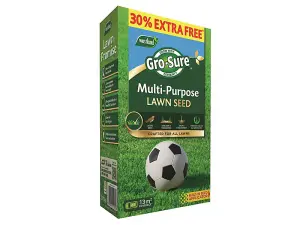 Gro-Sure 20500301 Multi-Purpose Lawn Seed 10m + 30% Free GRO20500301