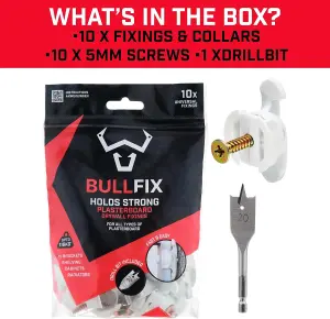 Bullfix Universal Heavy Duty Plasterboard Fixings - Starter Kit