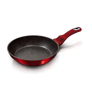 Berlinger Haus 20cm Frying Pan Aluminium Non Stick Marble Coating Metallic Soft Touch Moonlight