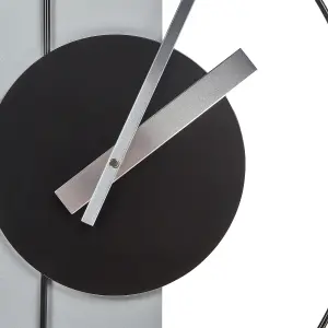 Wall Clock CEVINS Metal Light Grey