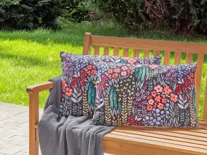 Set of 2 Outdoor Cushions CASTELARO Multicolour