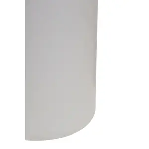 Bamboo Open Waste Bin White