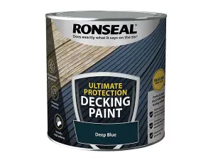 Ronseal - Ultimate Protection Decking Paint 2.5L - Deep Blue