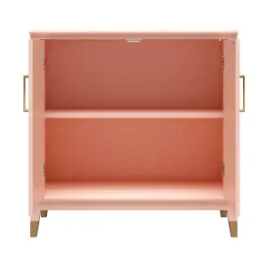 Westerleigh Cabinet with 2 Doors Pale Pink