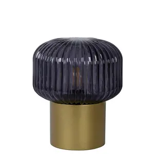 Lucide Jany Retro Table Lamp 16cm - 1xE14 - Matt Gold, Brass