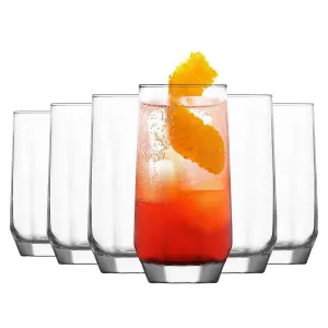 LAV - Diamond Highball Glasses - 215ml - Pack of 6