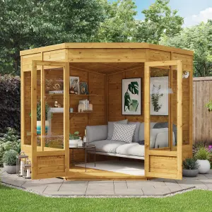 BillyOh Picton Corner Summerhouse - Pressure Treated - 7x7