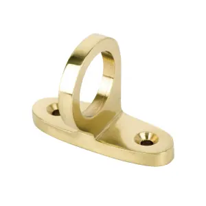 Sash Heritage Shaped Sash Eye - Polished Brass