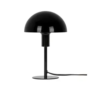 Nordlux Ellen Mini Indoor Table Lamp in Black (Height) 25cm