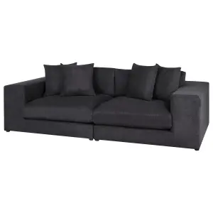 3 Seater Sofa Black GLORVIKA II