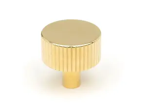 From The Anvil Polished Brass Judd Cabinet Knob - 32mm (No Rose)