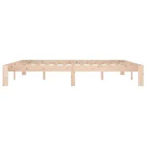 Berkfield Bed Frame Solid Wood 180x200 cm Super King Size