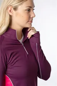 Rydale Ladies Technical Riding Top - Berry 10