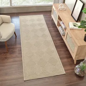 SAKURA In- /Outdoor Boho Skandi Runner Rug 80 x 230 cm