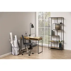 Romilda Bookcase Brown/Black