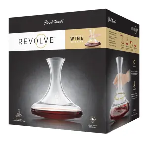 Final Touch Revolve Wine Decanter 750ml - Clear