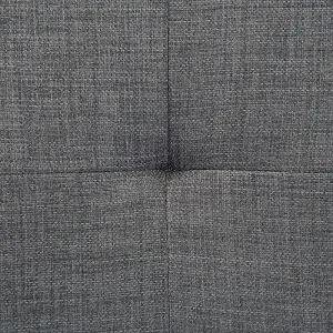 Right-Hand Corner Sofa KIRUNA Dark Grey Fabric Right Hand