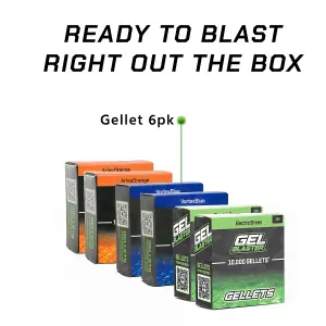 Gelblaster Gellets 6 pack  - Mix