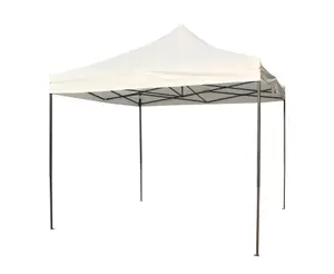 All Seasons Gazebos 3x3 Fully Waterproof Pop up Gazebo With Accessories White