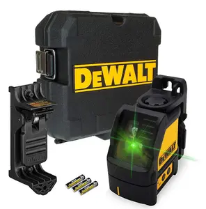 Dewalt DW088CG Green Cross Line Laser Level + Tripod + Bag + Detector DE0892G