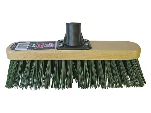 Faithfull - Stiff Green Broom Head 300mm (12in) Threaded Socket