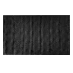 BBQ Medium HEX Floor Mat in Black